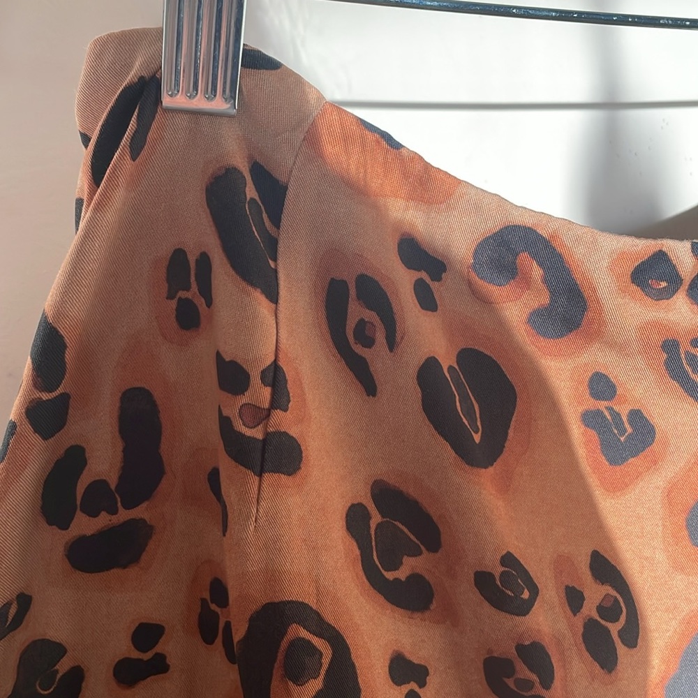 Mara Hoffman leopard print ruffle maxi skirt - Picture 3 of 4